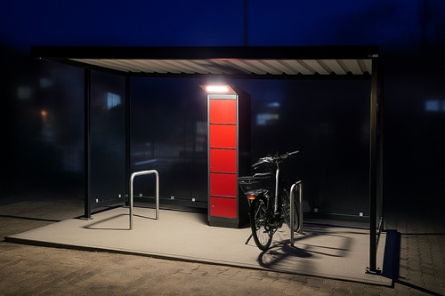 Robuuste laadlocker V4 voor publiek gebruik